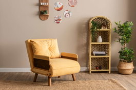 Atelier Del Sofa Cosmo Single - Amarillo Mostaza